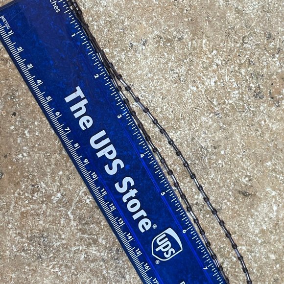 ARTISAN HANDMADE Dark Sterling Silver FACE Pendant on Delicate Beaded Necklace! - Picture 5 of 8